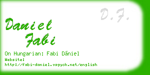 daniel fabi business card